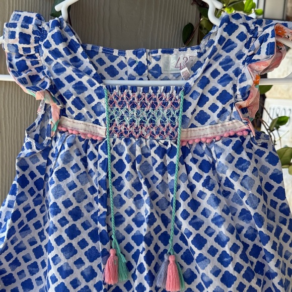 Matilda Jane - Blue Wandering Waters Tassel Blouse Top - Picture 3 of 5